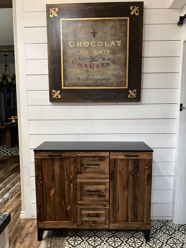 Double Tilt-out Garbage Cabinet With Drawers