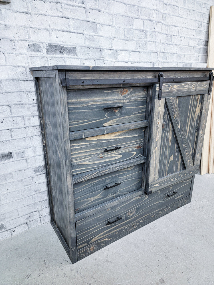 Sliding Barn Door Dresser