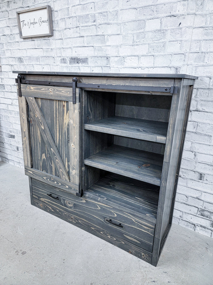 Sliding Barn Door Dresser