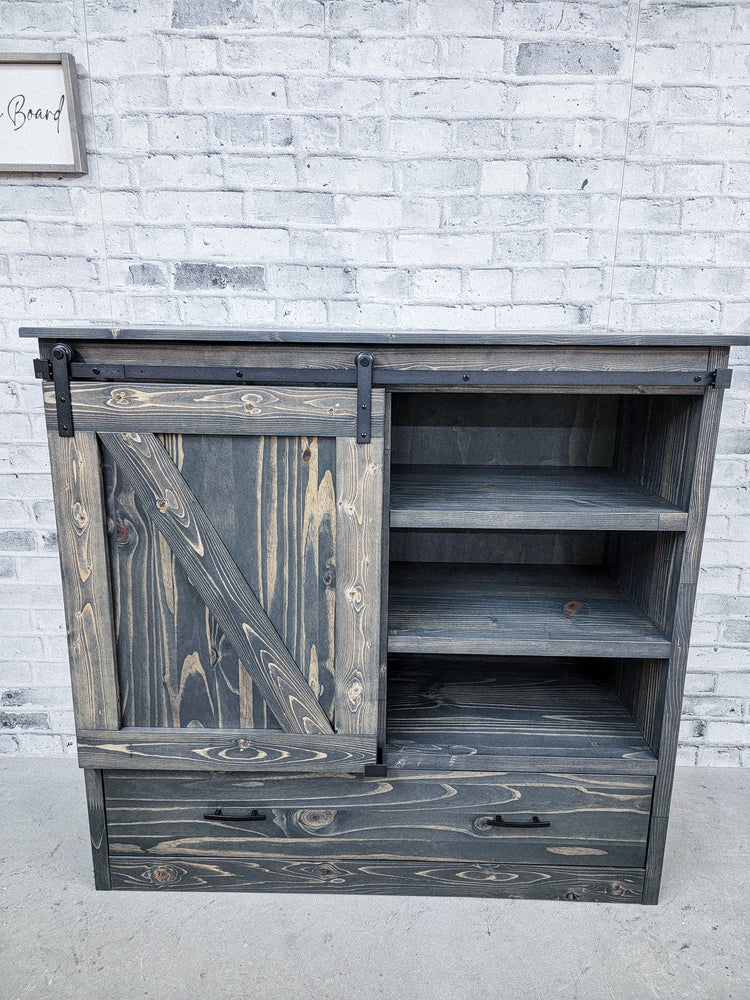 Sliding Barn Door Dresser