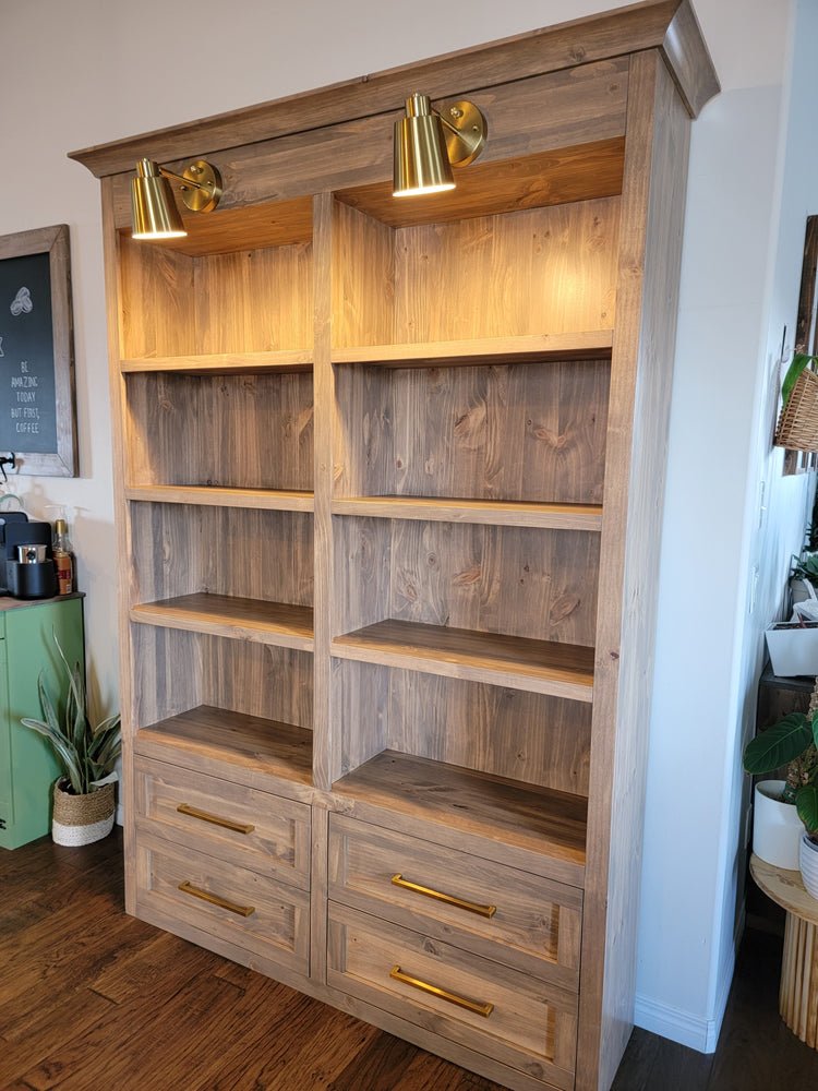 Grand Pine Bookcase