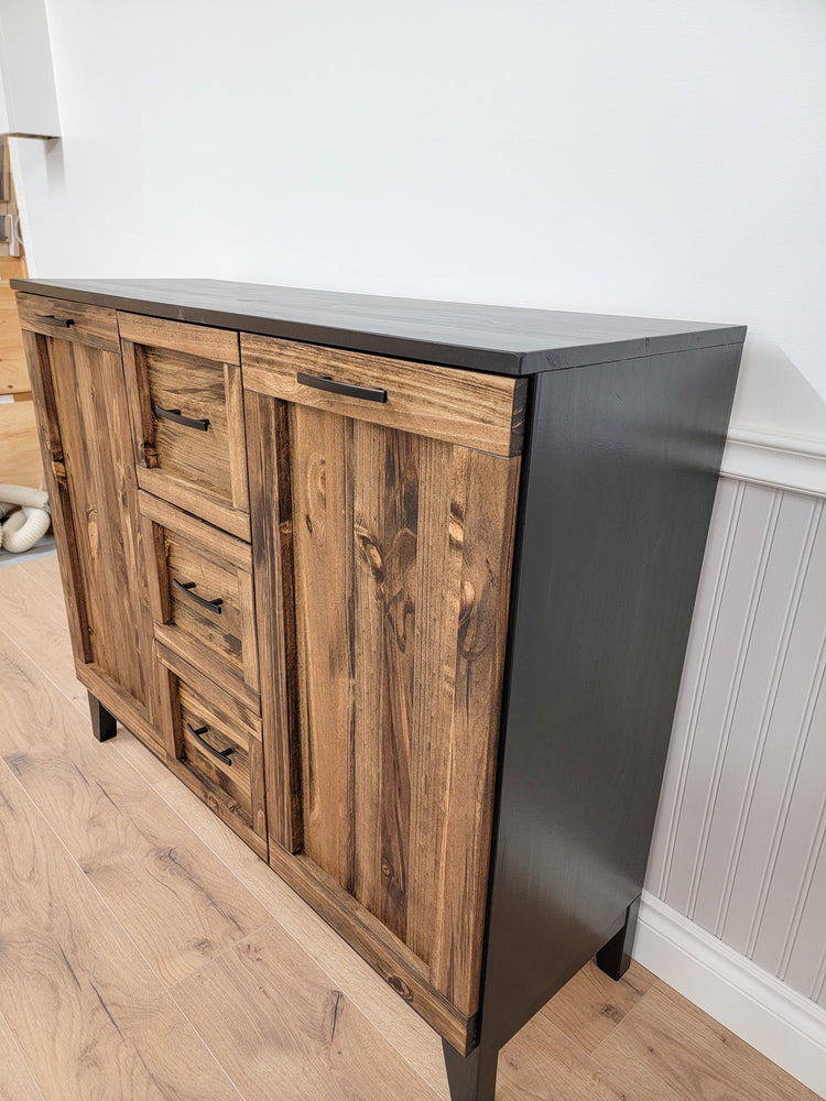 Double Tilt-out Garbage Cabinet With Drawers