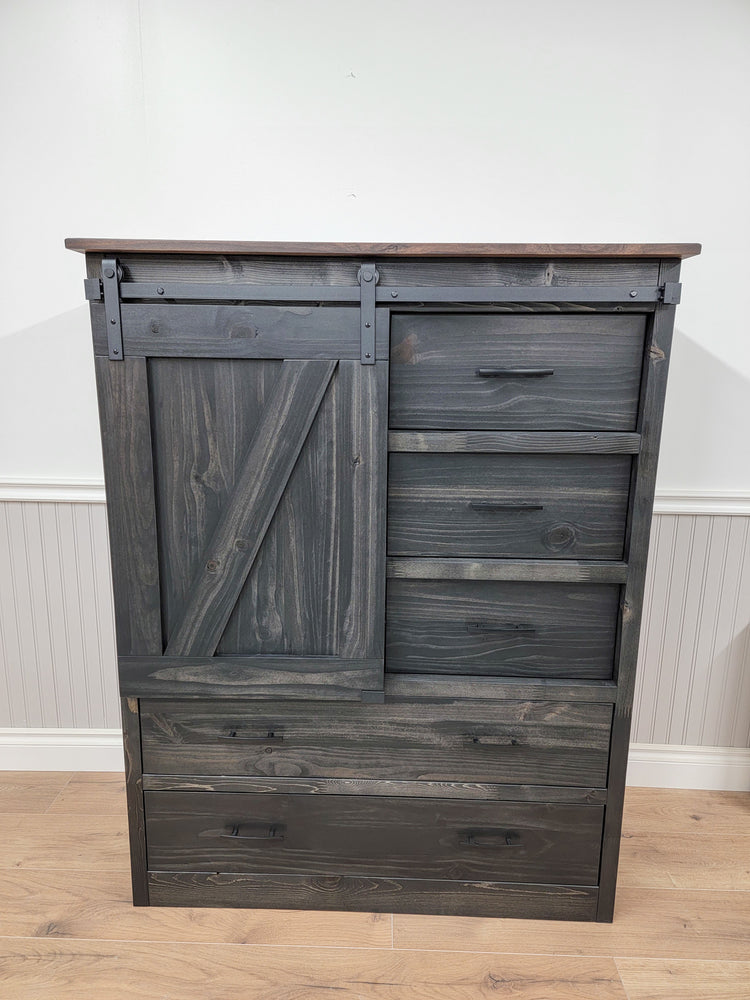 Sliding Barn Door Dresser