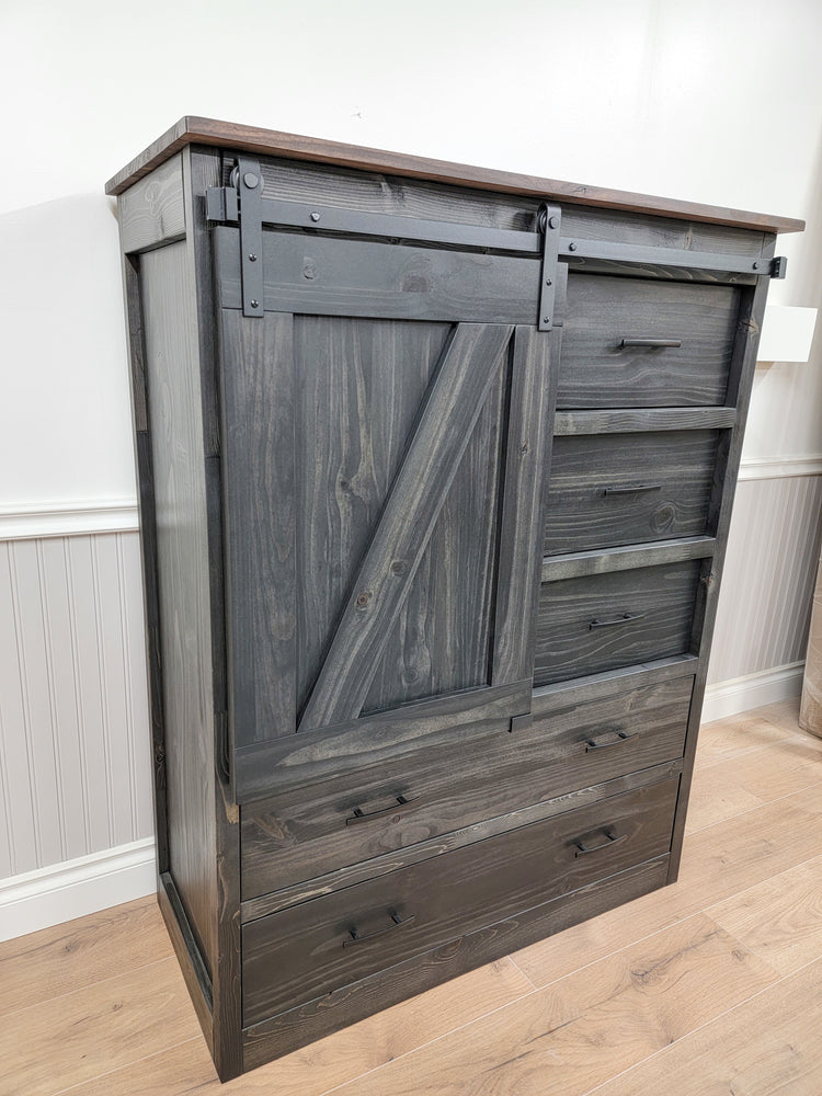 Sliding Barn Door Dresser