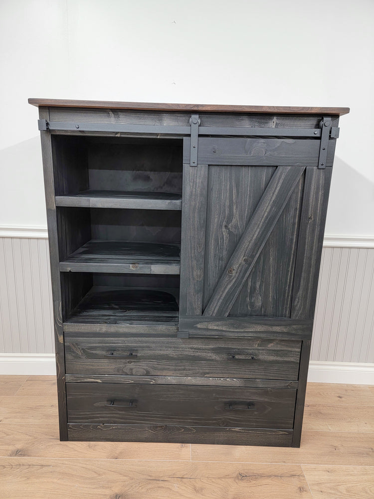 Sliding Barn Door Dresser