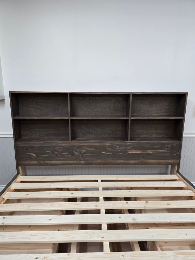Bookcase Headboard Bed