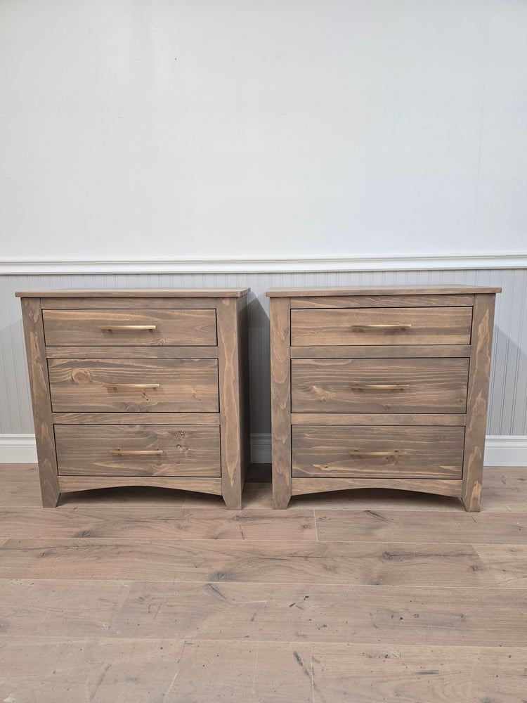 Remington 3 Drawer Nightstand