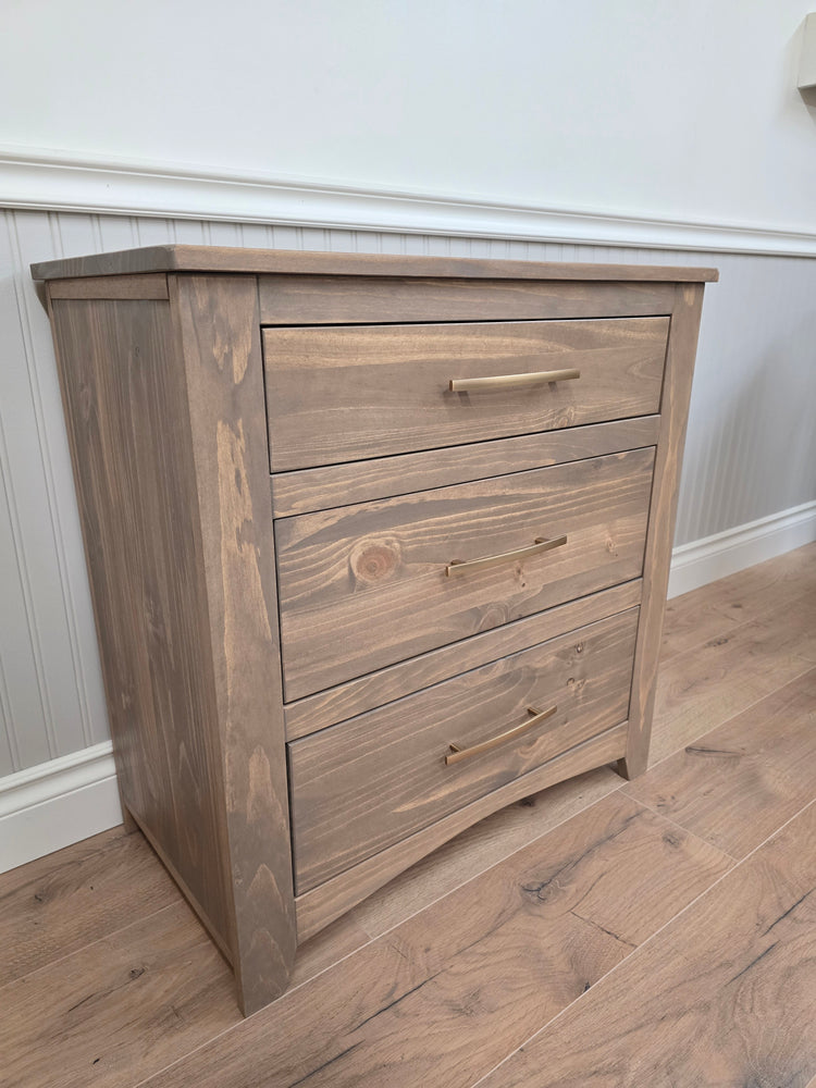Remington 3 Drawer Nightstand